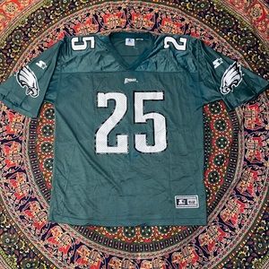 Vintage Philadelphia Eagles Charlie Garner #25 jersey. Size 52